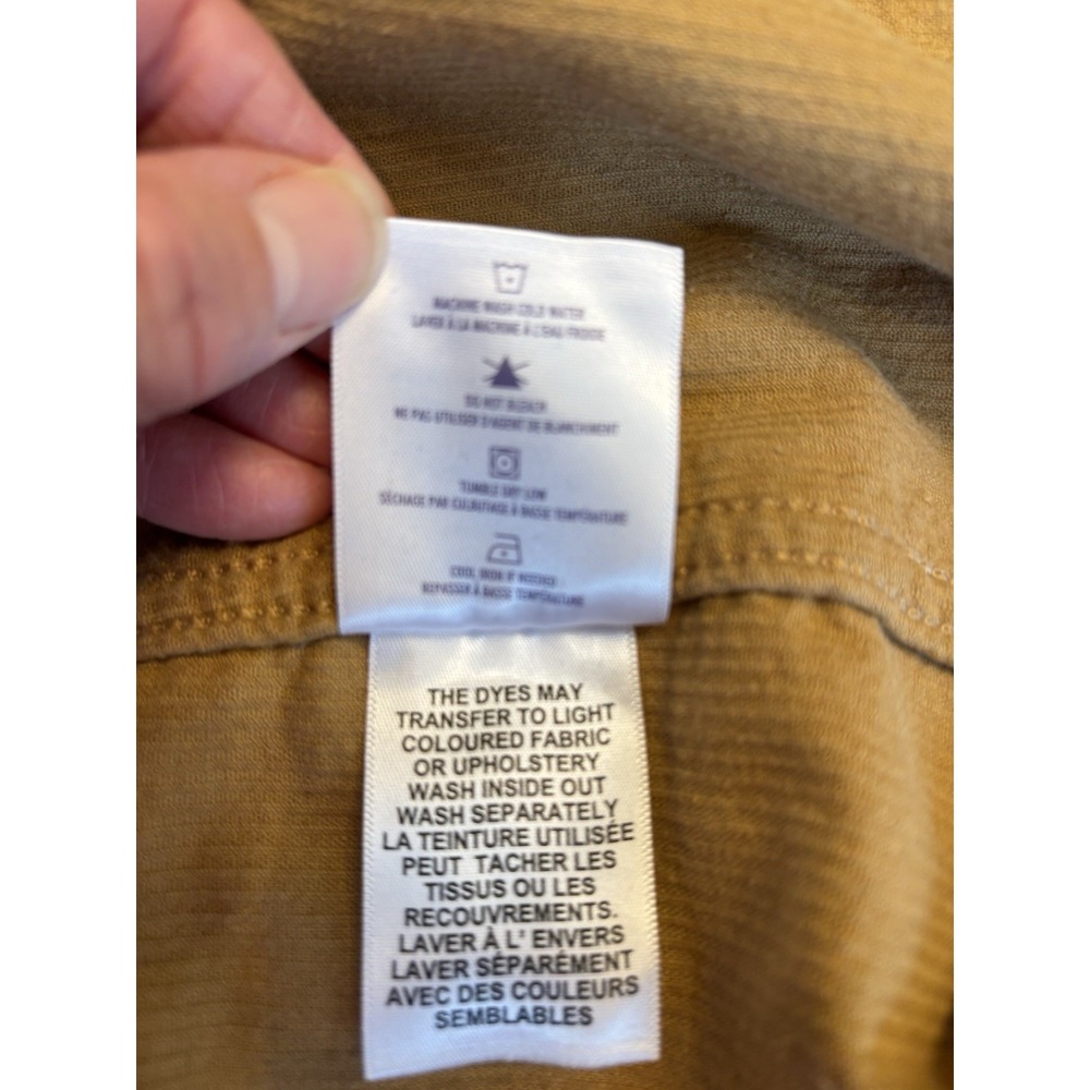 Denver Hayes Blue Jean Jacket‎ Wide Wale Corduroy Camel Colored Men's Size XXL - Picture 7 of 10